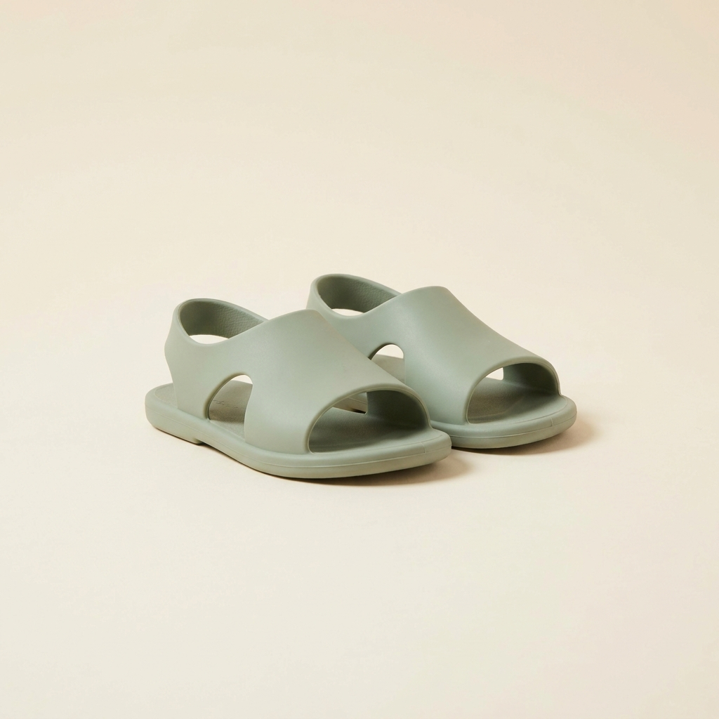Littlestride kids' open sandals in soft sage